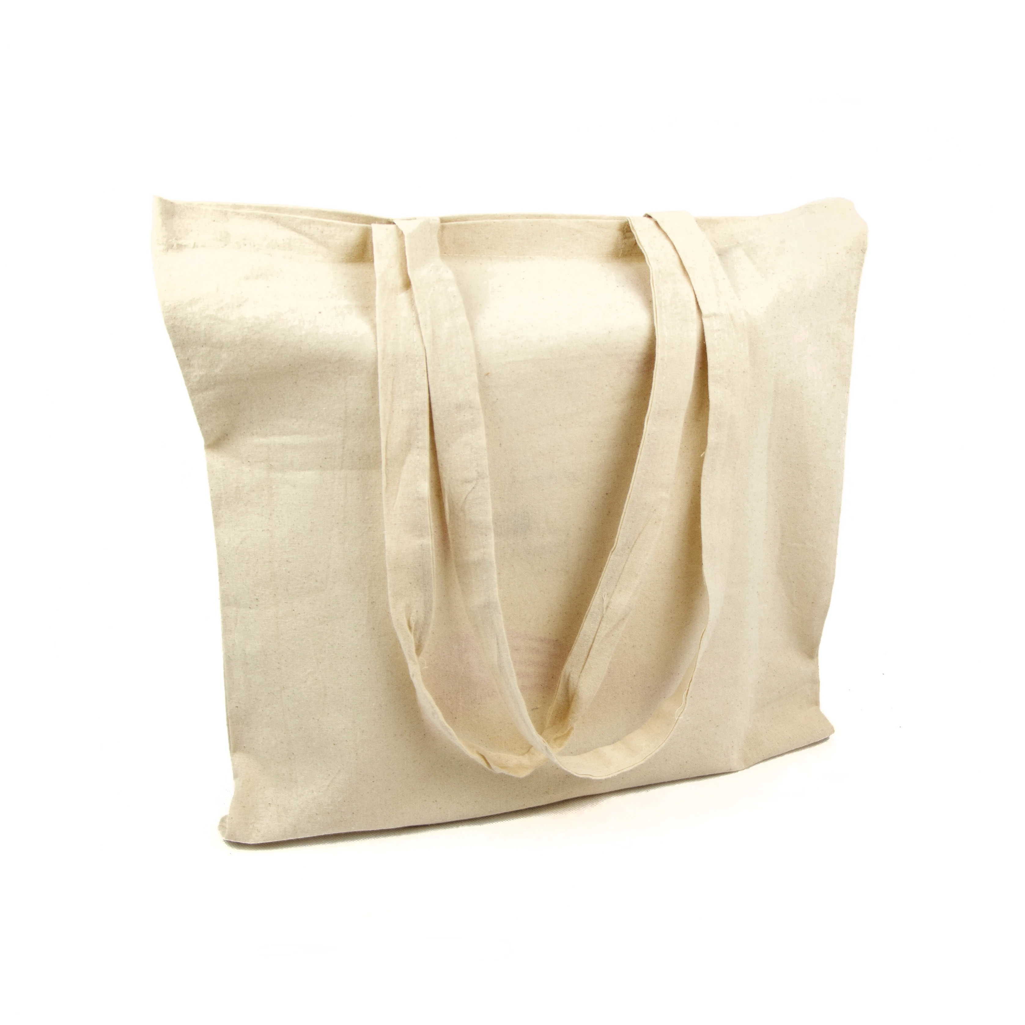 ECO 145 grs Natural cotton fabric bag, 25 PCs Pack, long handles bag, Tote bag, shopping bags, canvas bag, wedding gifts, fruit bag, reusable bag, handbag, craft shopping promotions