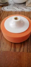 5 pulgadas 125mm Auto de abrillantado para coche Pad para pulidor de esponja de depilación con cera coche naranja accesorios disco de pulido de lavado de mantenimiento
