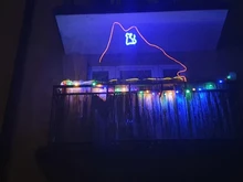 Wall-Lamp Art-Decorative-Lights Neon-Sign Holiday-Lighting LED Plastic Xmas-Party Baby