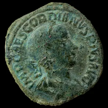 

Sestercio of Gordian III-CONCORDIA AVG-22mm/5.18 gr.