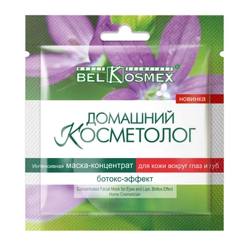 

Mask-concentrate intensive for the skin around the eyes and lips Botox-effect (on an untreated basis) HOME COSMETOLOGIST BelKosmex