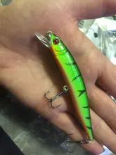 3D Eyes Floating Minnow Wobblers Fishing-Lure Laser Crankbait Aritificial Hard-Plastic