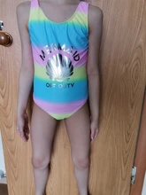 Girls Swimwear Beachwear One-Piece Outfit Rainbow-Print 2--11y Kids