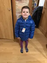 Chaqueta de invierno ultraligera para niñas, prendas de vestir con capucha, mono de nieve para niño, ropa de 2 a 8 años, 2020