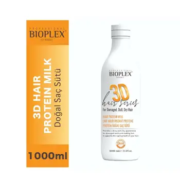 

Bioplex 3D Hair Protein Milk For Damaged, Dull and Dry Hair 1000 ml - FREE SHIPPING - FAST DELIVERY