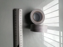 Cinta adhesiva de doble cara superfino, adhesiva de doble cara, potente cinta blanca de dos caras para suministros de oficina, 12M/1 ud.