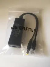 ANPWOO-adaptador divisor de Ethernet PoE para cámara IP, 10/100M, IEEE802.3at/af, 80x27x2, 2mm/3.15x1.06x0.87in