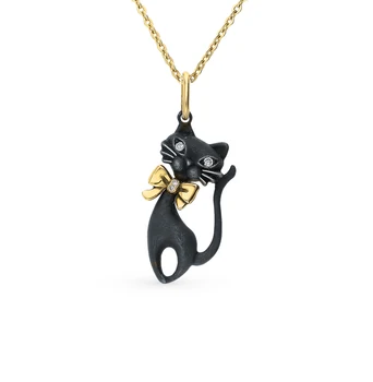 

Silver Pendant with diamonds sunlight