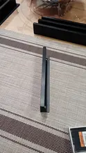 KAK de moda negro escondido manijas del Gabinete de aleación de aluminio de cocina manijas armario tiradores pomos de cajones de muebles de la puerta de la habitación de Hardware
