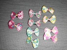 10 unids/lote caramelo caliente Color horquilla sólido/Flor de cinta de impresión BB Clips de pelo para bebé niñas niños accesorios para el pelo
