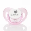 MIYOCAR custom pacifiers any name text can make BPA free safe personalized pacifierP dummy FDA pass baby best choice baby shower ► Photo 1/6