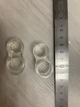 Tope de puerta transparente para bebés, tope de seguridad para niños, paredes de protección y tapón para puerta de muebles, Tope de puerta para cocina y dormitorio
