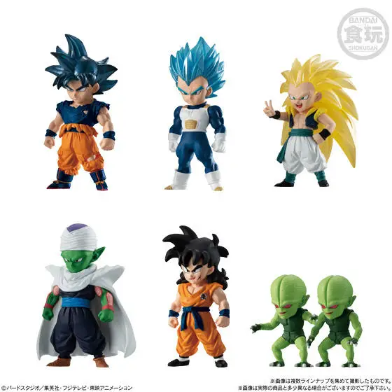 Bandai Dragon Ball Z DBZ Adverge 11 UI Goku Vegeta Piccolo Gotenks Yamcha из ПВХ Модель Фигурки игрушки Фигурки Куклы