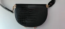 Buylor-bandoleras de lujo con estampado de cocodrilo para mujer, bolso de mano, bandolera de mujer, bandolera de cuero de PU medio redondo