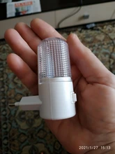 Bedside-Lamp Wall-Lamp Led-Night-Light Eu-Plug Energy-Efficient 3W Emergency Leds 4