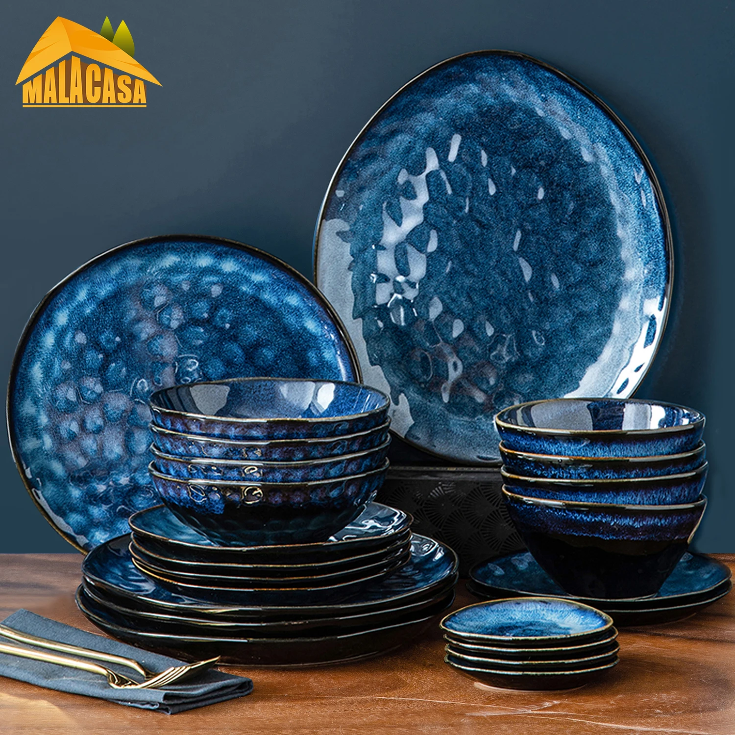 VANCASSO Звездный столовый набор из 23 предметов винтажный керамический посуды