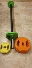 SET DE PESAS COLORES Y MANCUERNAS BODY PUMP PARA MUSCULACION 20 KG,30KG