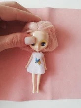 Mini muñeca de cuerpo normal DBS blyth, 10CM, BJD, regalo para niñas, juguete de anime, vestido aleatorio