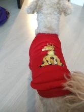 Sweater Clothing Velvet Winter Pet-Dog Cute Autumn Red Black Polyester Comfortable Warm