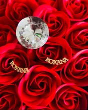 Atoztide-pendientes con pasador en forma de letra para mujer, de acero inoxidable, con nombre personalizado, Piercing, placa con nombre