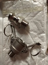 DN15 1/2 Type B/C/D +DP/E/F Type DC+E/F Camlock Fitting Adapter Homebrew 304 Stainless