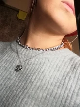 17KM-gargantilla Vintage multicapa con forma de moneda para mujer, collar, cadena gruesa, Color dorado y plateado, retrato de moda, joyería