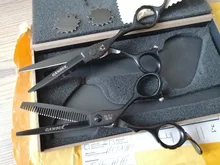 Tijeras profesionales para peluquería, juego de corte de pelo, acero japonés, 440C, 5,5, 6,0, 888