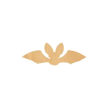 

Bat 5 Laser Cut Out Wood Shape Craft Supply - Unfinished