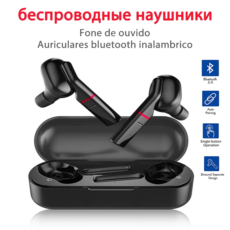 

Bluetooth Earphones Wireless Earbuds Earphone Tws Touch Control Handsfree Earphone Headphone PK i10 For honor earbuds