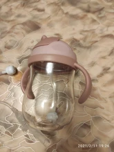 Biberón de gel de sílice para alimentación de bebés, vasos, botellas de agua para niños, taza con pajita, bebedero infantil