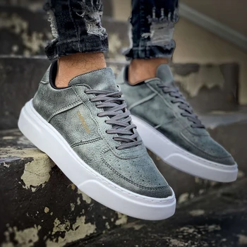 

Sneakers For Men Sneakers Comfortable Flexible Fashion Style Leather Wedding Orthopedic Walking Shoe Sport Shoes For Men CH087