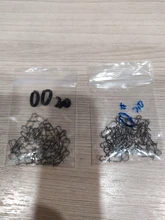 30 unids/lote de gancho de acero inoxidable rápido Clip cerradura Snap giratorio de pesca de anillos de seguridad fotos conector de gancho pesca Pesca