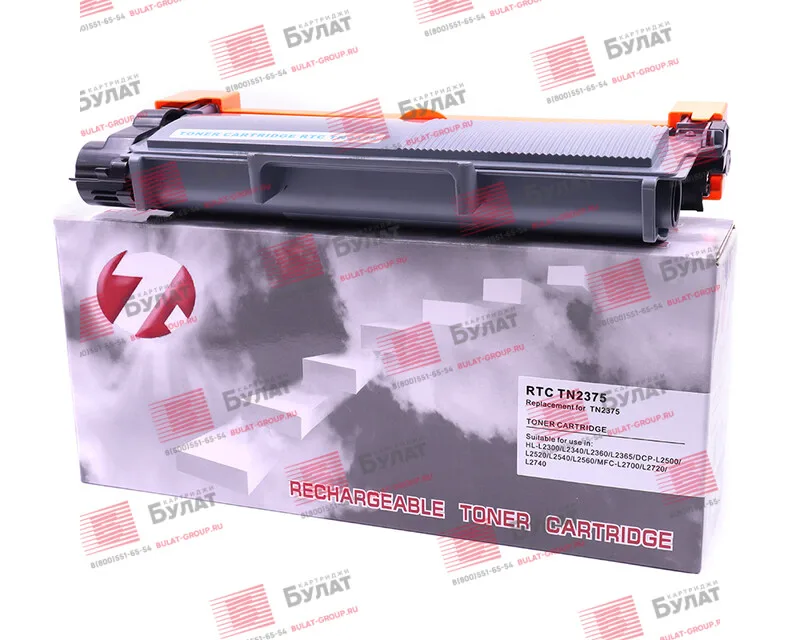 Тонер-картридж 7Q TN-2375 для Brother HL-L2300 (Чёрный 2600 стр.) | Компьютеры и офис