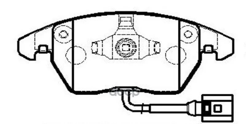 Ckvw-7_колодки Дисковые Передние! Audi A3 Диск 15"/16", Vw Golf V 1.4-2.0td Диск 15" 03 Ctr Ckvw7 Ctr арт. CKVW7