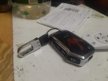 Dalaful-llavero con grabado personalizado para hombre, llavero de cuero genuino, sencillo, soporte para llavero, accesorios para coche, regalo K212