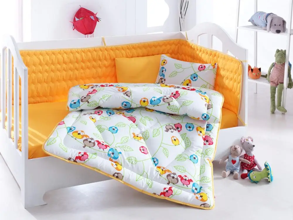 US $149.00 BEBEK UYKU SET 100 PAMUK YORGANYORGAN KORUYUCUÇARAF2 ADET YASTIK KILIFIKENAR KORUYUCU MODEL CK CK