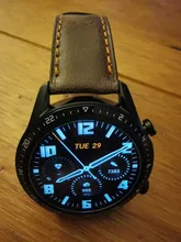 Correa de cuero genuino para samsung Galaxy watch 46mm engranaje de correa S3 Correa Frontier 22mm reloj Huawei 2 gt Correa 46mm