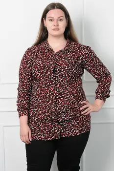 

Sans Textile Women Colorful Pattern Viscose Blouse 65 N15802