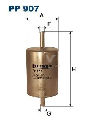 FILTRON PP 907 Фильтр топливный RENAULT MEGANE 1.4-2.0/HYUNDAI SANTA FE 2.0/2.4/2.7 01