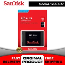 SSD 120 Gb SanDisk katı hal sürücü artı Sata 3.0 2.5 Hdd sabit Disk SDSSDA 120G G27 PC dizüstü oyun sabit Disk | ProData