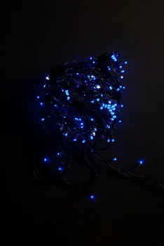 

Garland strand holiday indoor decoration, 18 m, ac220v, cord Black 200 diode blue with flash effect