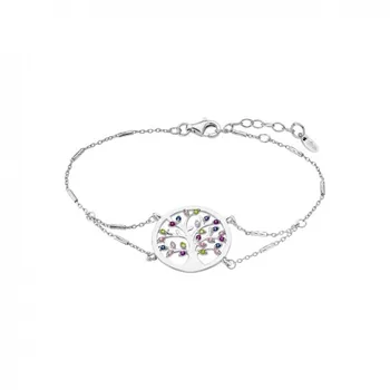 

Lotus bracelet Silver LP1890-2/1 tree of life with zircons