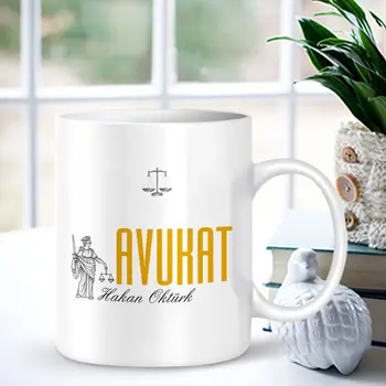 

Personalized Professional Lawyer White Mug Cup-002