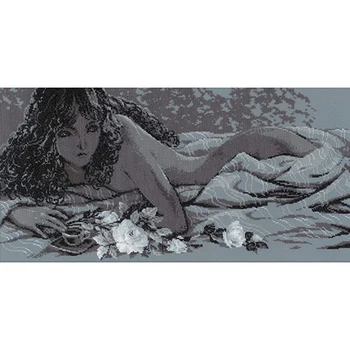 

1621 set for embroidery Riolis 'Silver son' 60*30 cm