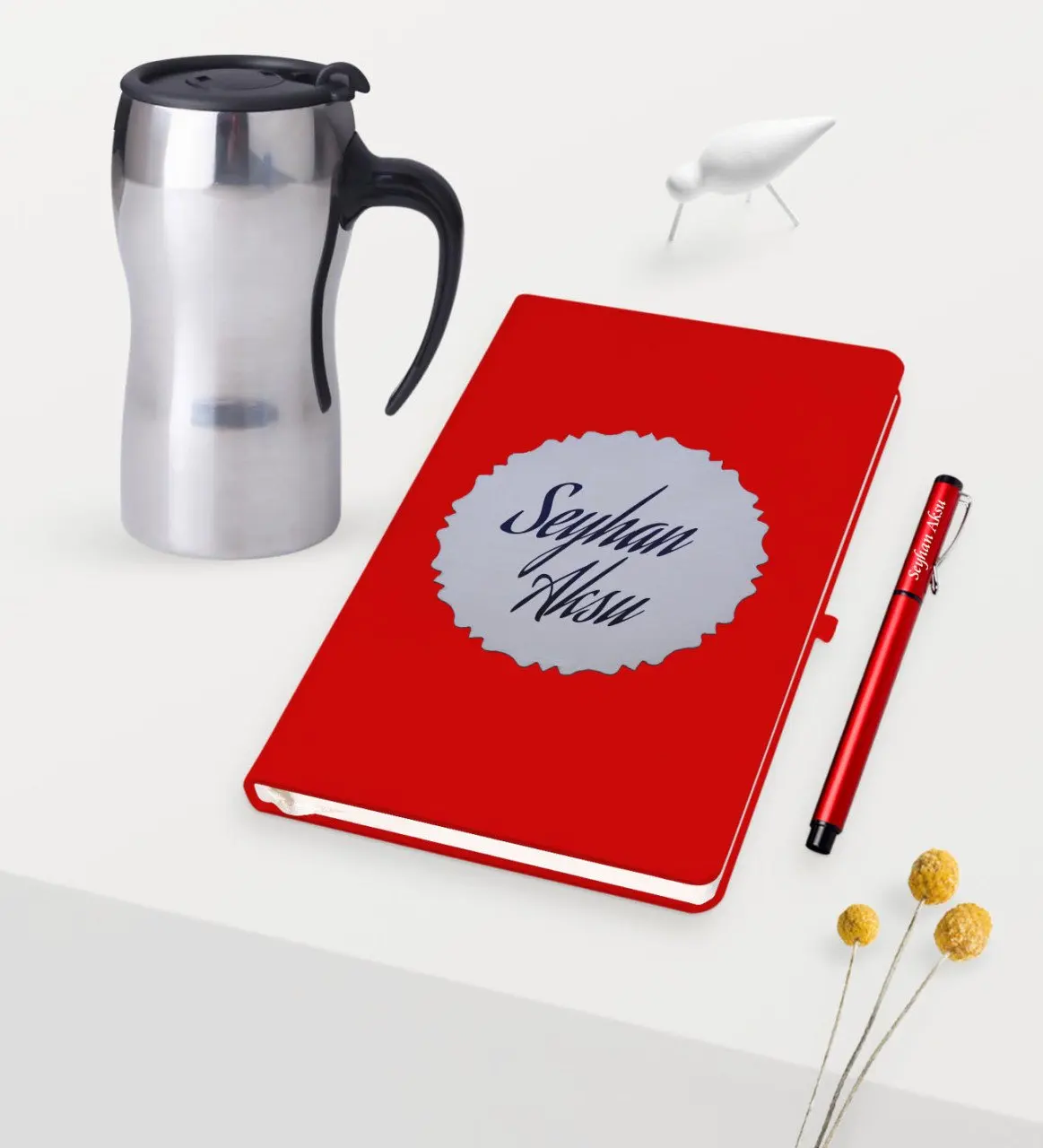 flask and mug set
