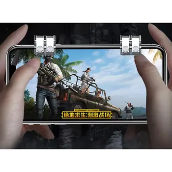 

R11S Metal PUBG Mobile Trigger Gamepad Gaming L1R1 Shooter Pubg Mobile Controller Smart Phone Fire Button Aim Key Joystick