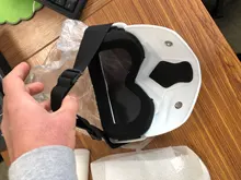 Máscara de esquí para hombre y mujer, gafas de seguridad con filtro para la boca a prueba de viento y de Motocross