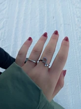 A-Z Unisex de Color dorado, 26 letras iniciales, anillos con nombre, aleación geométrica con diamantes de imitación, anillos de dedo de puño abierto, joyería de compromiso