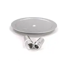 Кальян пластины кальян пепельница угольный лоток Толстый алюминиевый сплав Материал высокая температура сжигания никогда не выцветает кальян адаптер