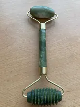 Facial-Massage-Roller Guasha-Board Face-Lift Jade-Stone Relaxation Body-Skin Double-Heads